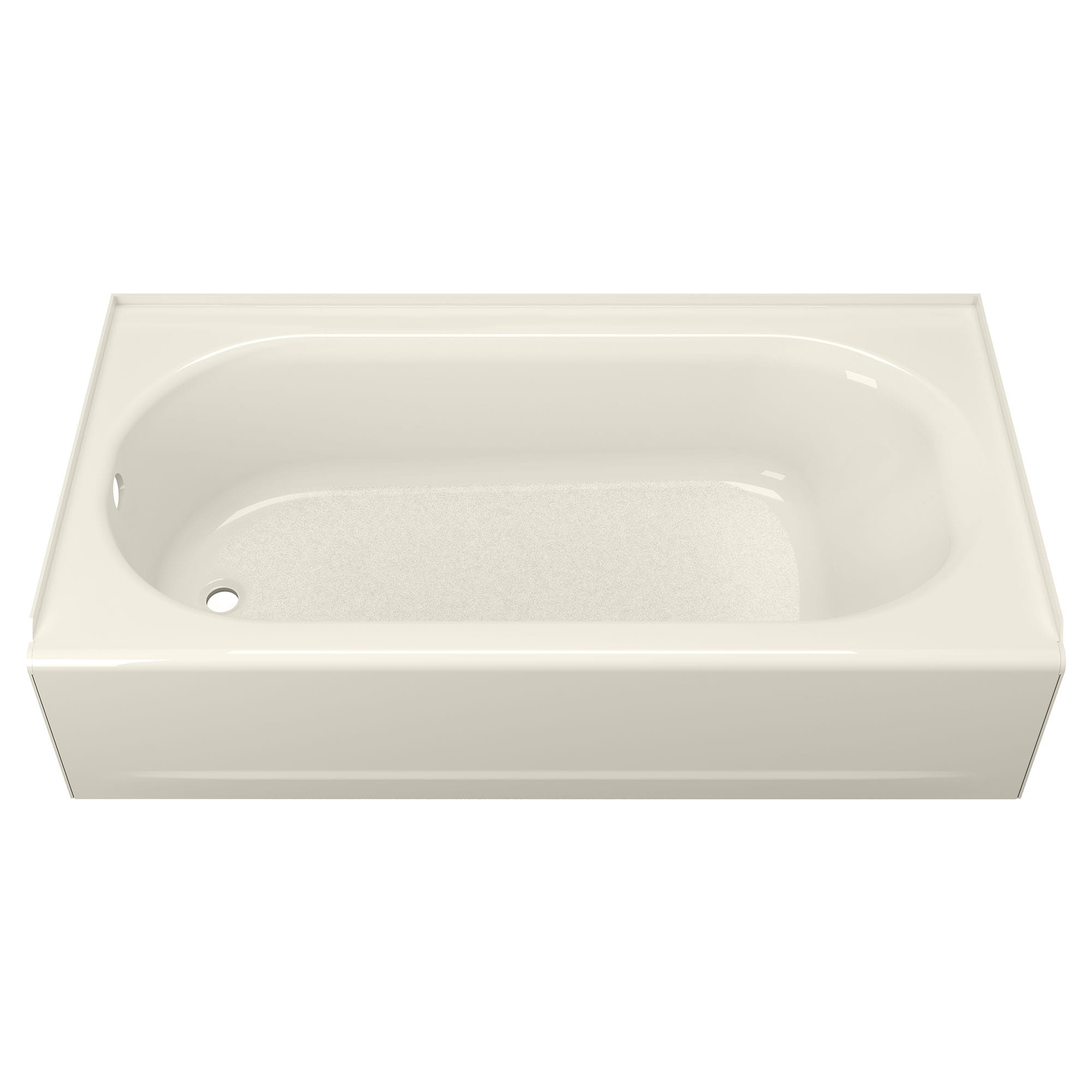 Princeton Americast 60 x 34 Inch Integral Apron Bathtub Left Hand Outlet With Luxury Ledge LINEN